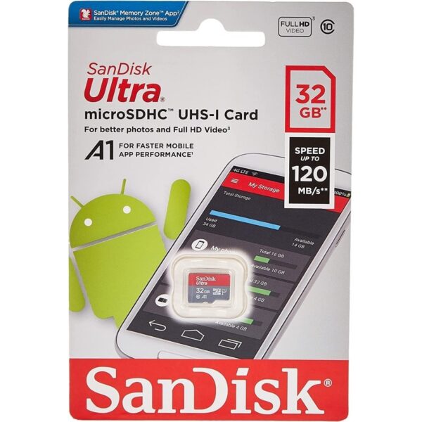 SANDISK ULTRA 32GB MEMORY CARD