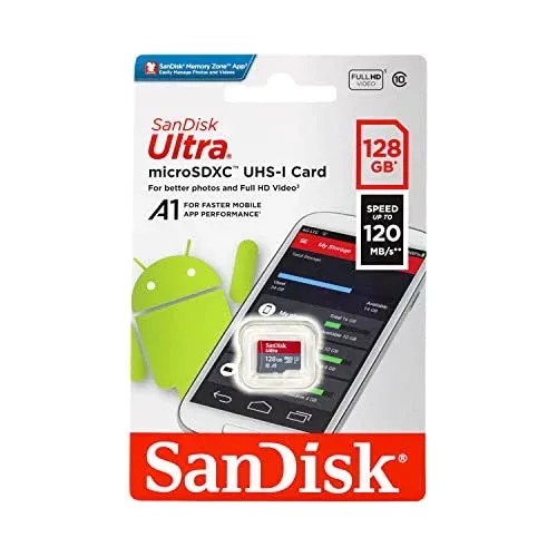 SANDISK ULTRA 128GB MEMORY CARD