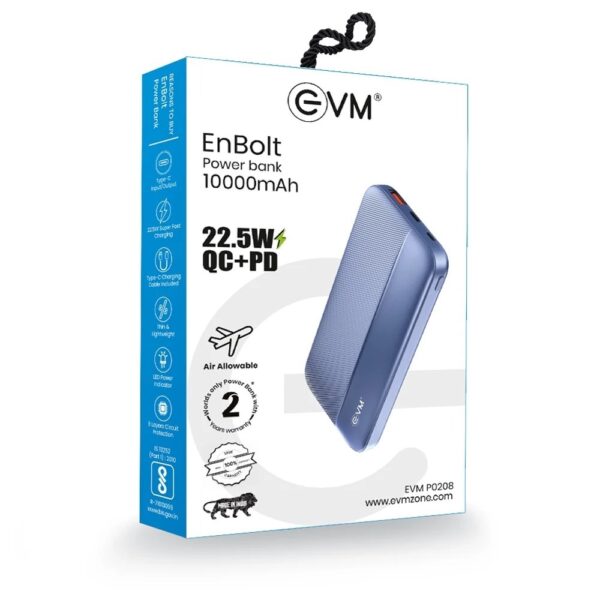 EVM P0208 ENBOLT 10000MAH POWER BANK