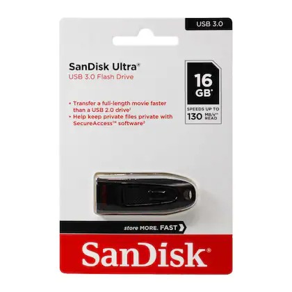 SANDISK CRUZER BLADE 16GB PENDRIVE